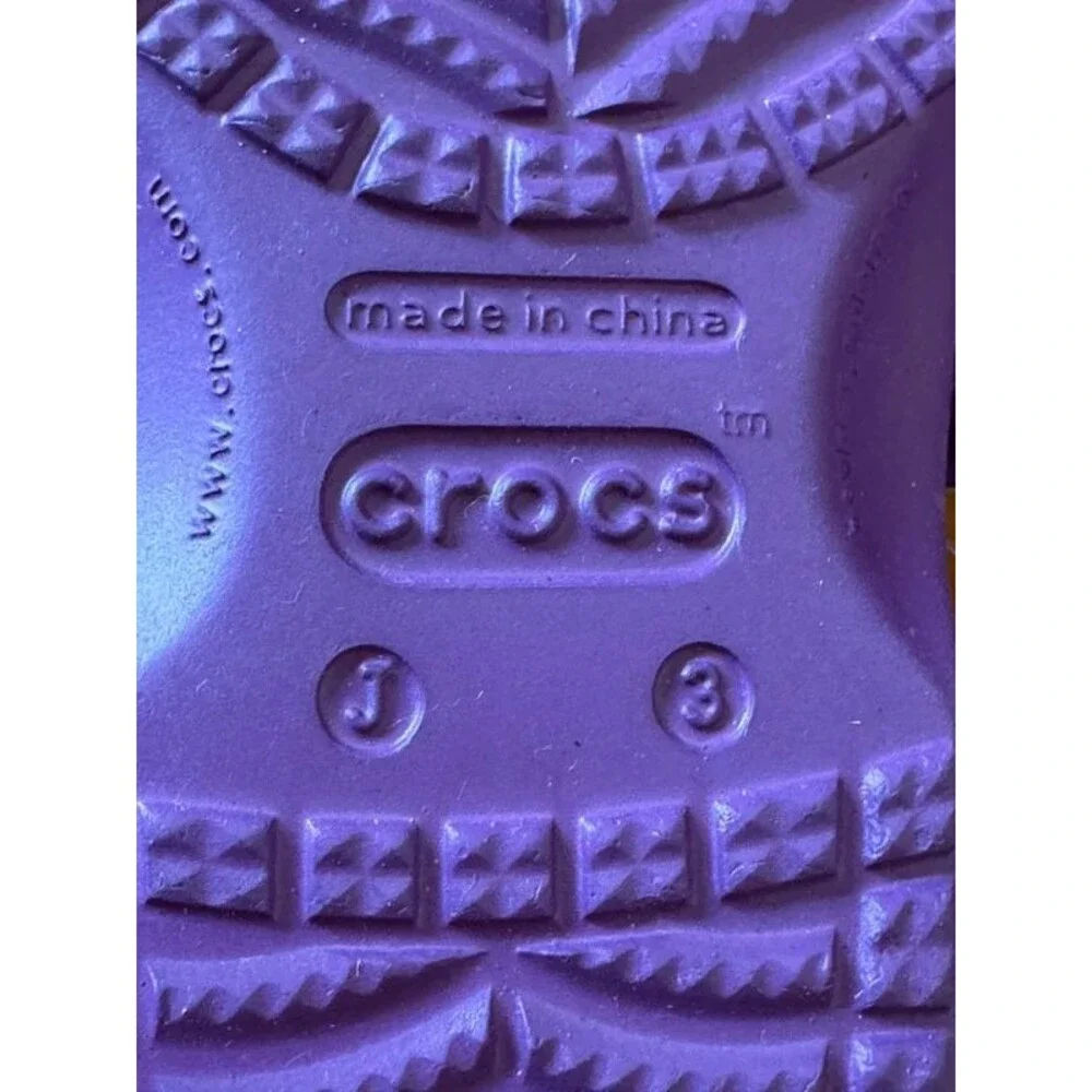 Crocs Disney Ariel NWT Sz j3